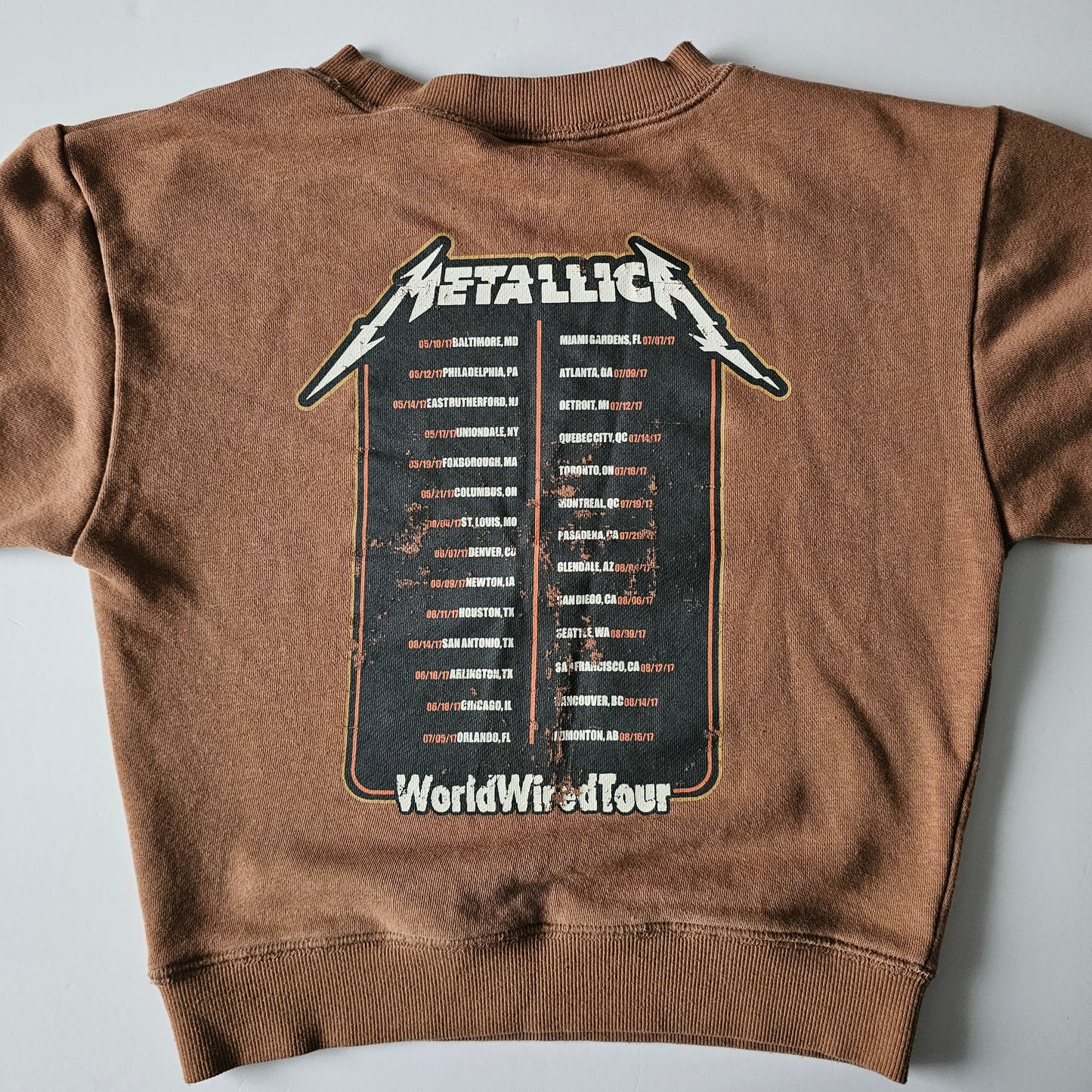 Cotton on Kids Metallica Sweatshirt - Size 7