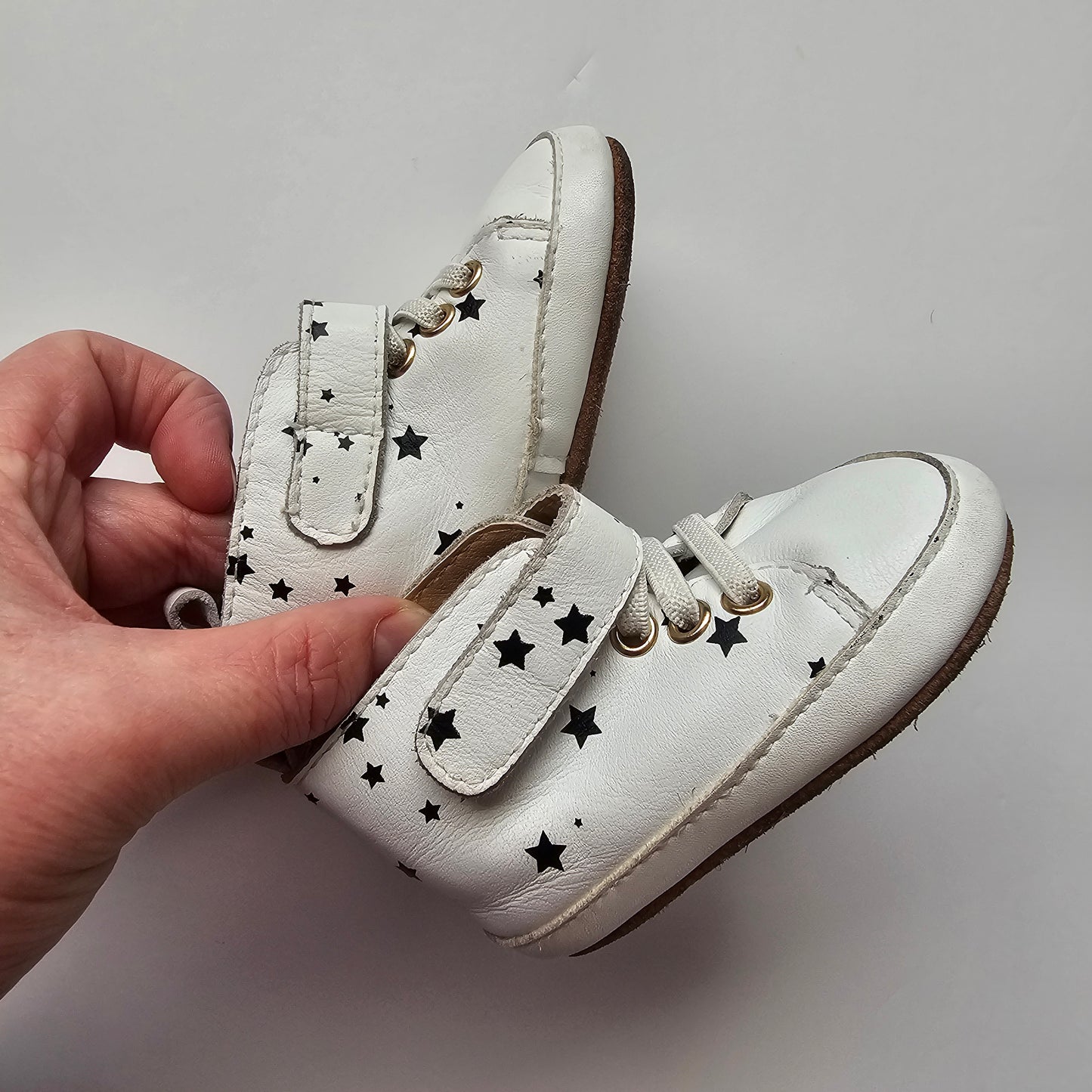 Pretty Brave Star Soft Sole Boots - Size S (0-6)