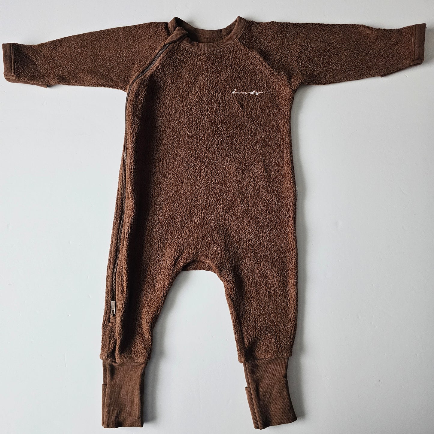 Bonds Fleece Onsie - Size 6-12m