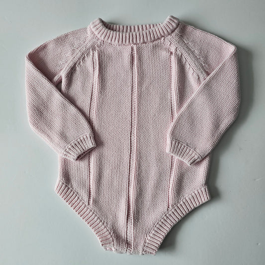 Illoura 100% Organic Cotton Knit Romper - Size 1