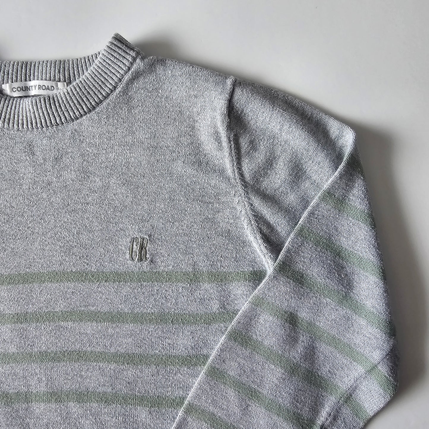 Country Road 100% Cotton Logo Knit Jumper - Size 7-8