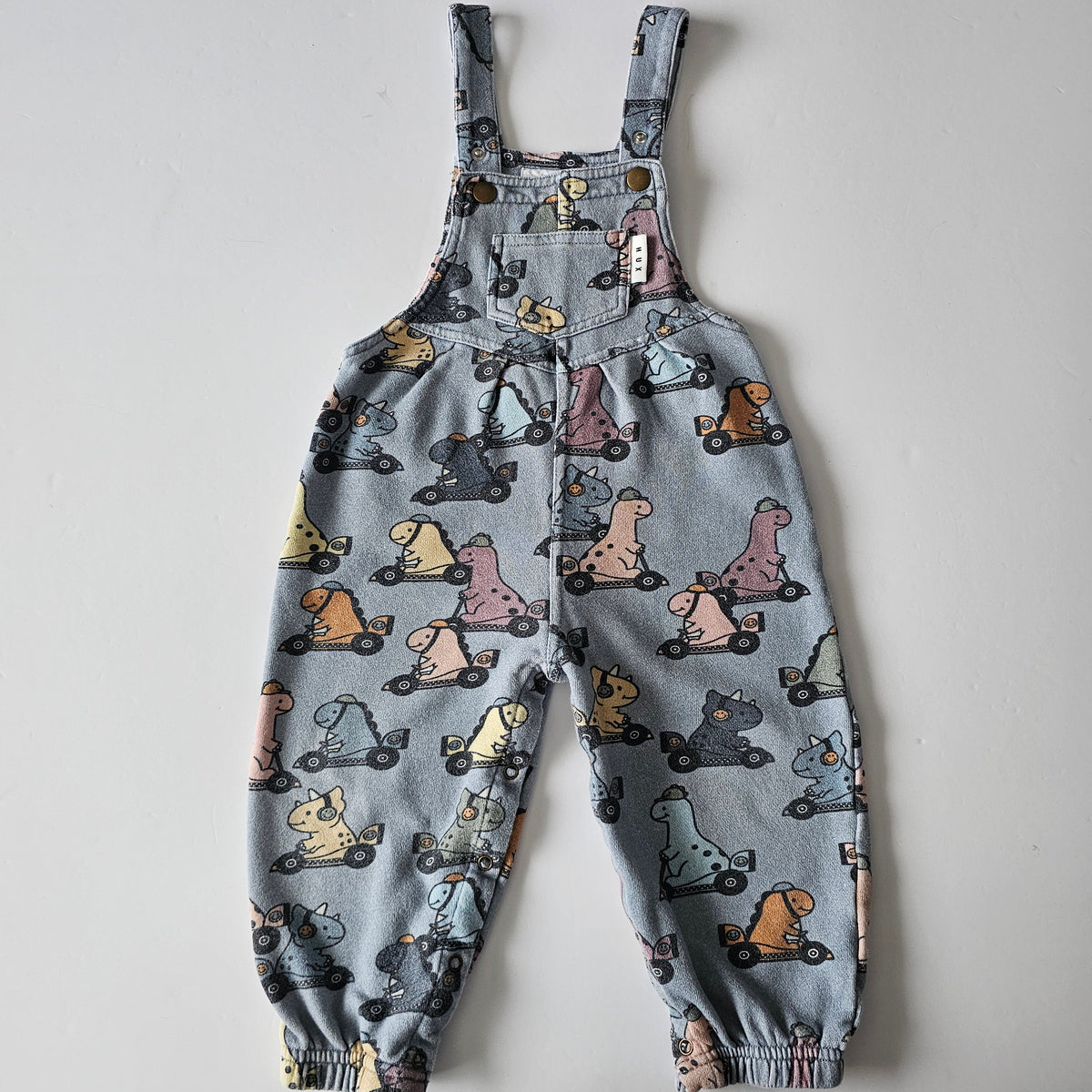 Hux Dino Racer Overalls - Size 2