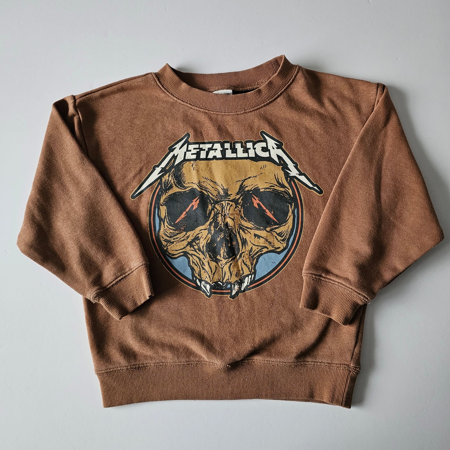 Cotton on Kids Metallica Sweatshirt - Size 7