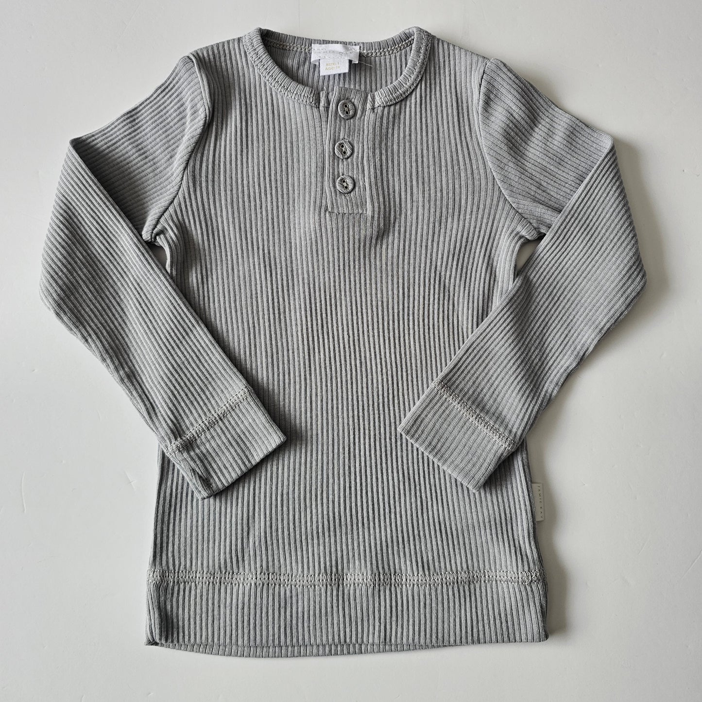 Jamie Kay Beluga Ribbed Henley Top *BNWOT* - Size 1