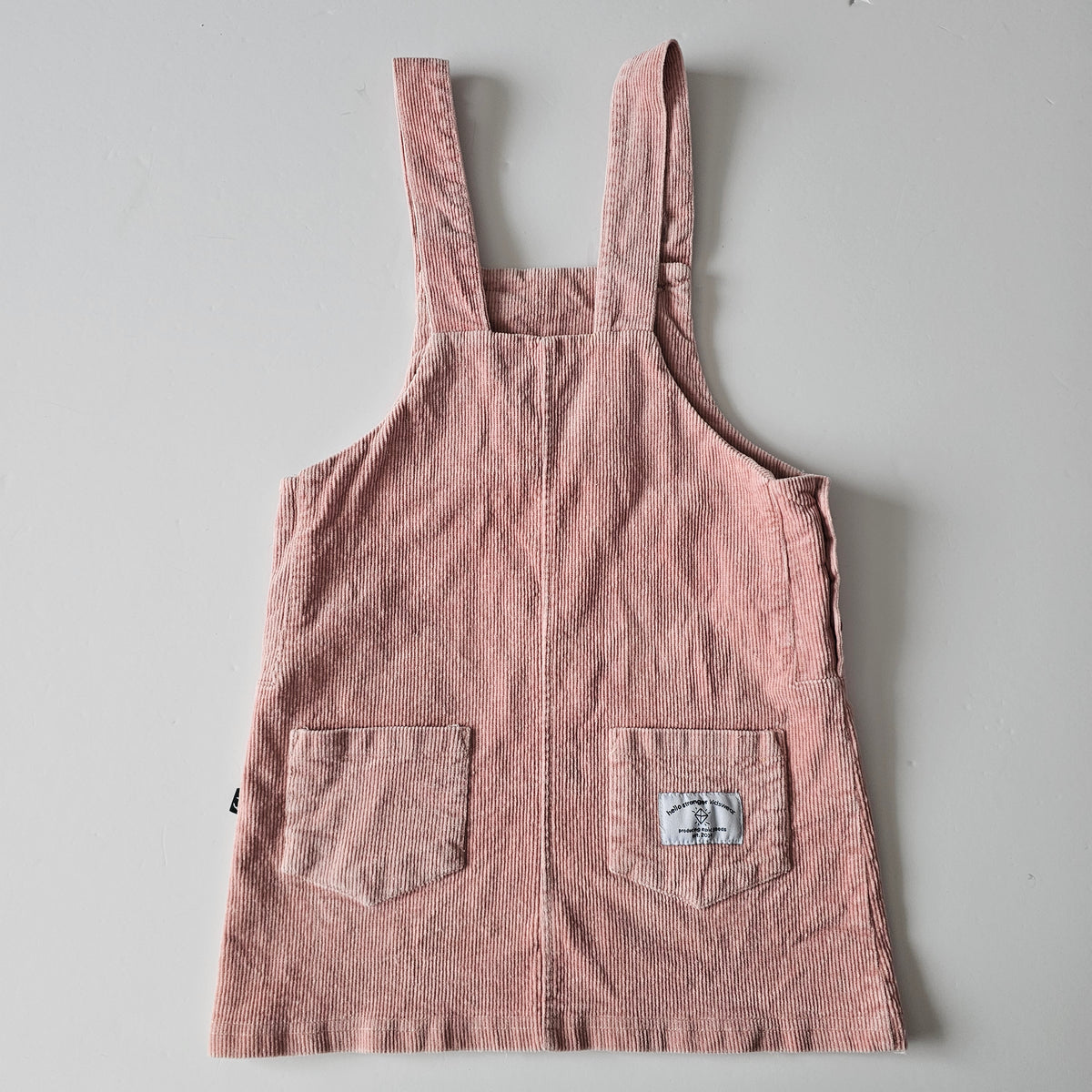 Hello Stranger Corduroy Pinafore Dress - Size 4-5