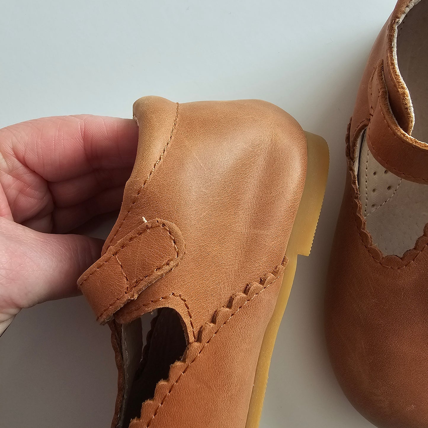 Indi & Co Leather T-Bar Shoes - Size 11 US