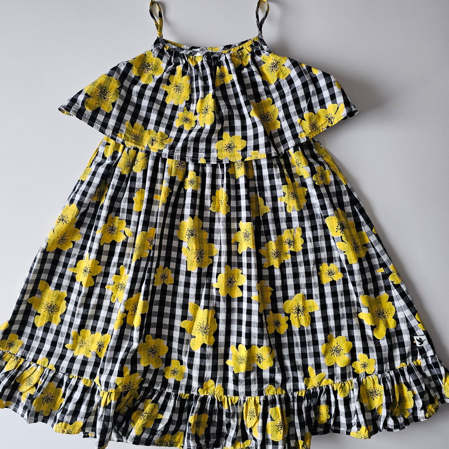 Kissed by Radicool Floral Gingham Zaza Dress - Size 8 (best fit)