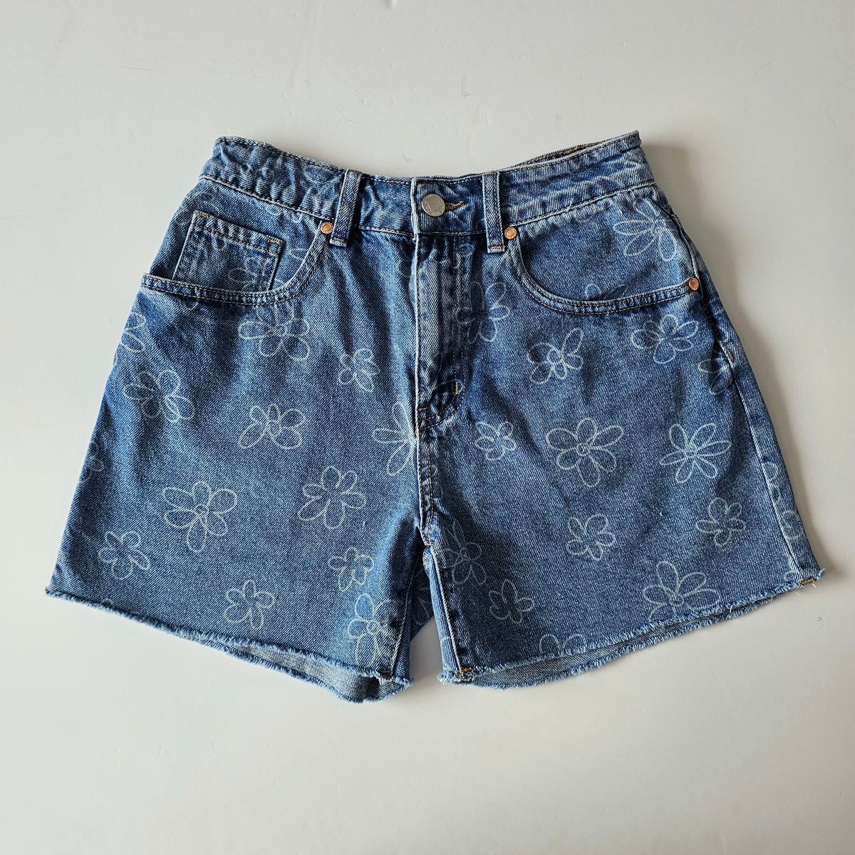 Switch Floral Demim Shorts - Size 10
