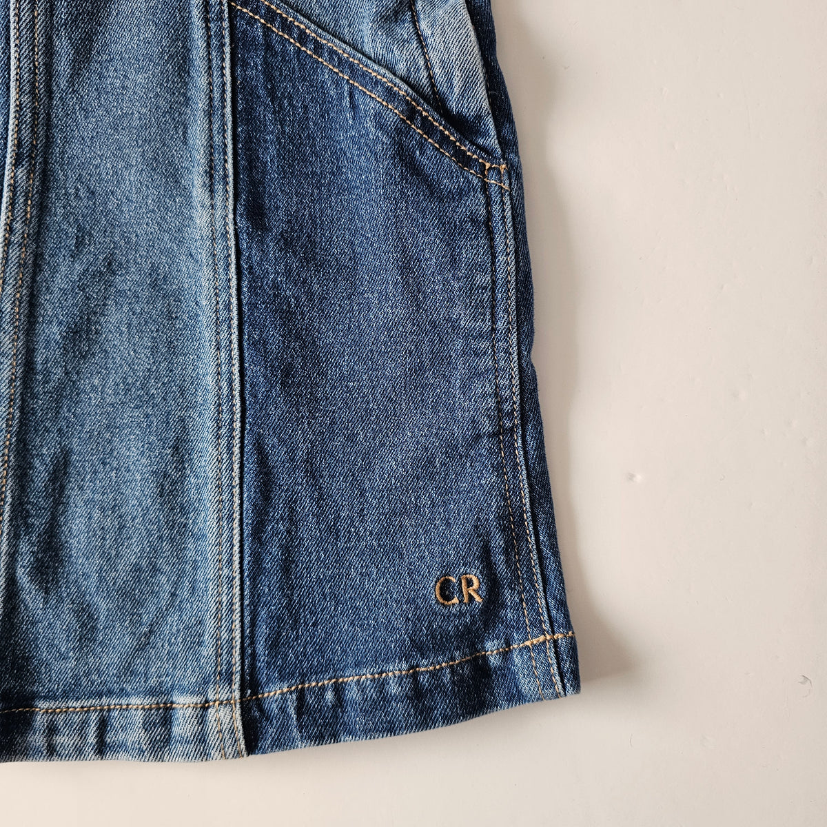 Country Road Logo Denim Skirt - Size 7