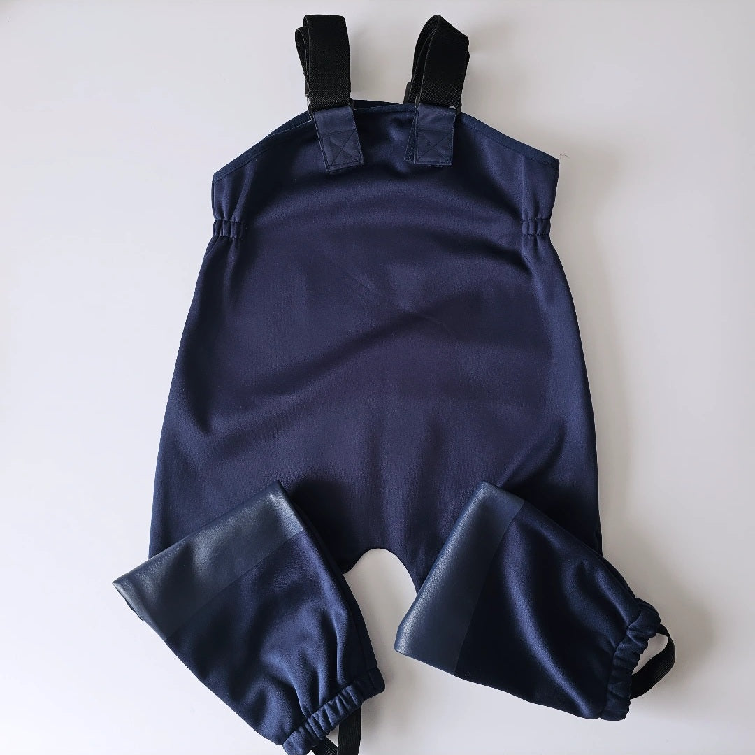 Therm All-Weather Navy Fleece Overalls - Size 4