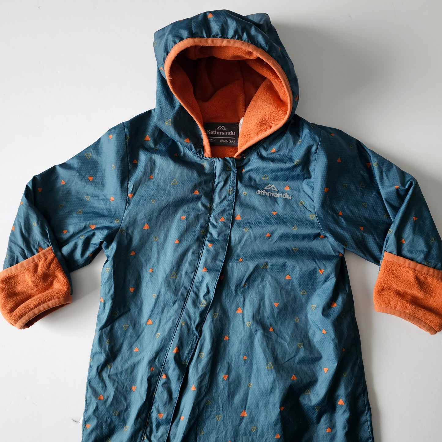 Kathmandu Fleece Lined Onsie - Size 12m