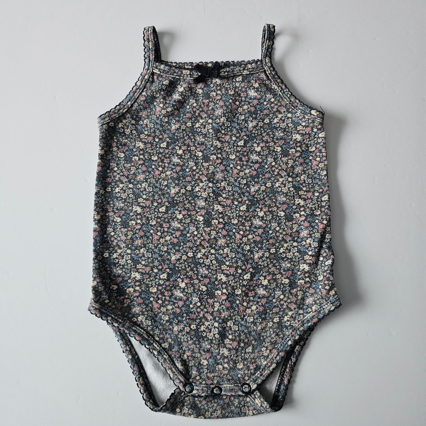 Jamie Kay Winter Beauty Floral Singlet Bodysuit - Size 1