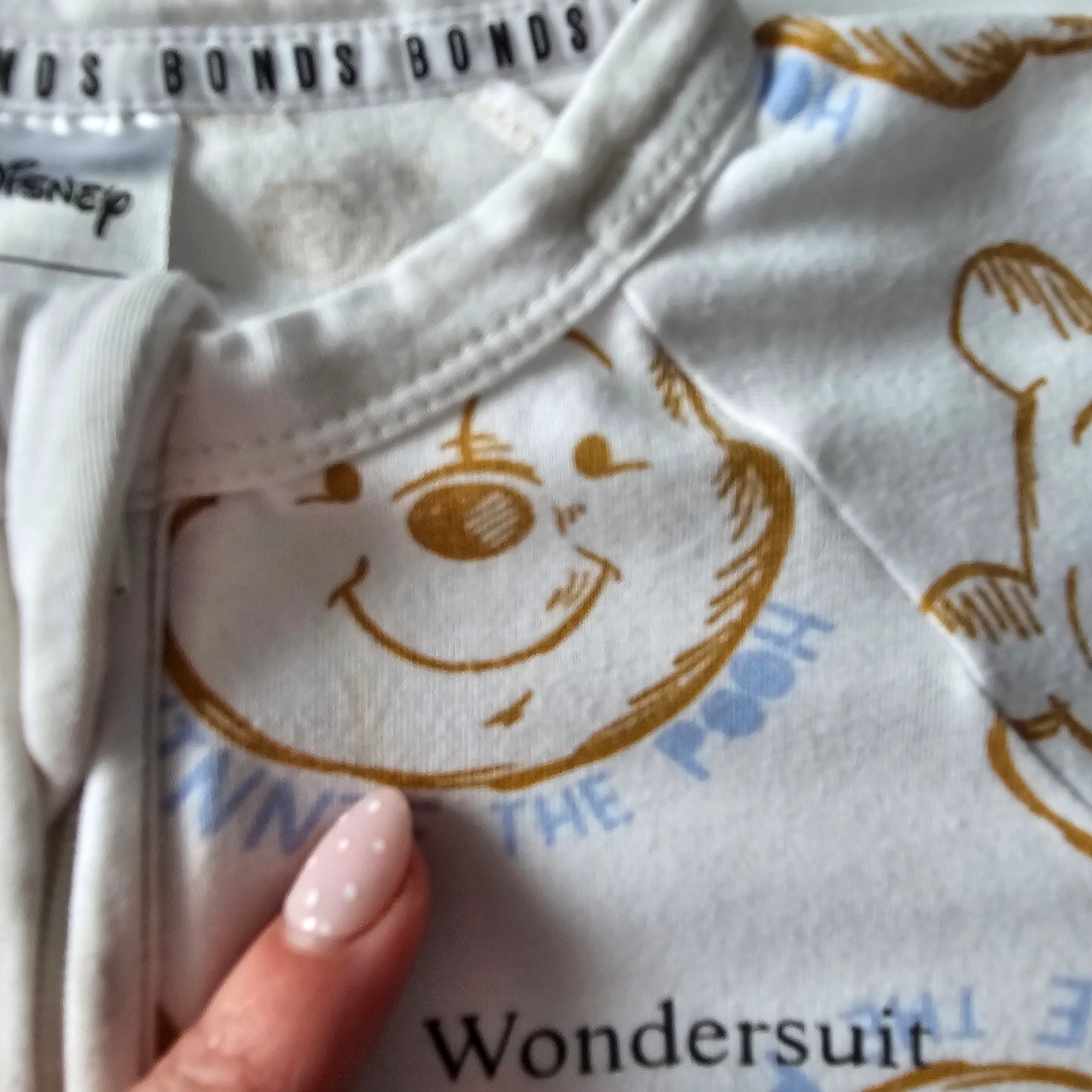 Bonds Winnie the Pooh Zip Wondersuit (minor flaw) - Size 6-12m