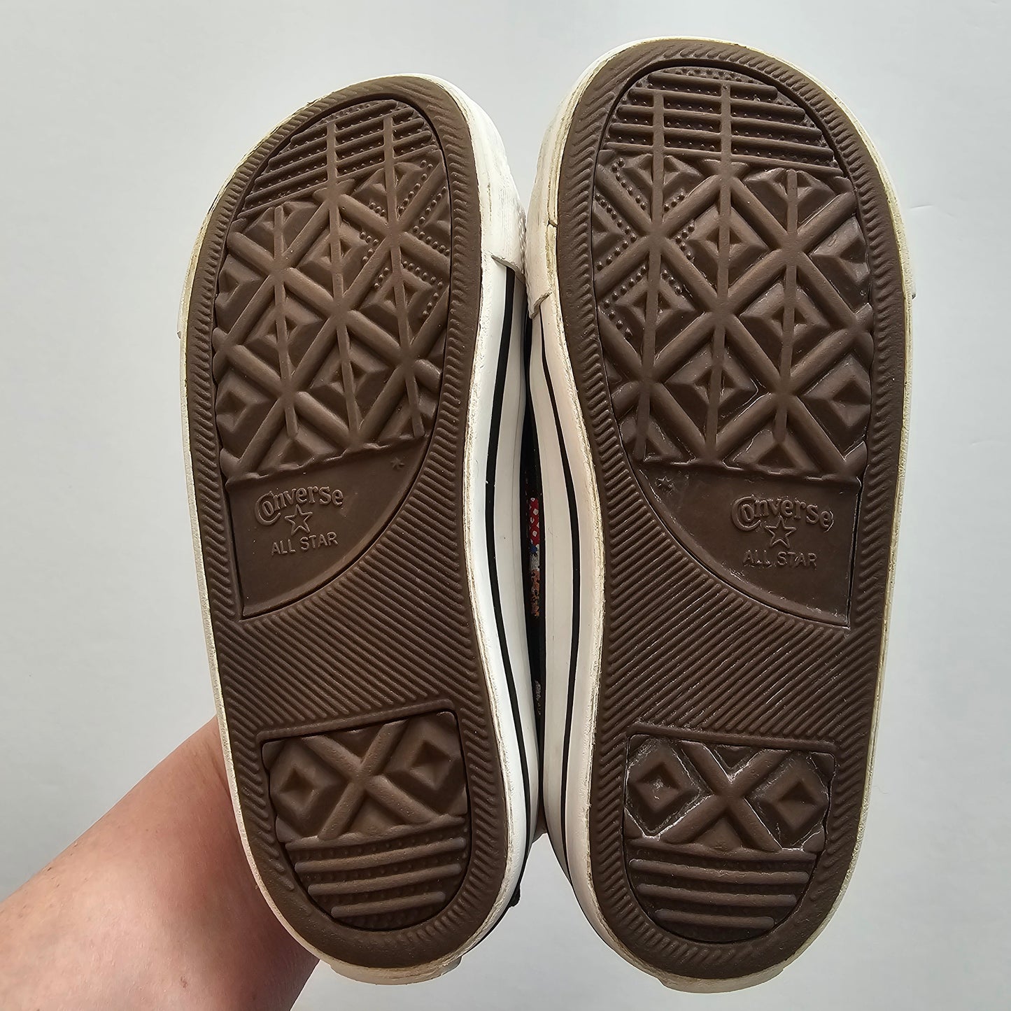 Converse Patchwork Shoes - Size 10 US
