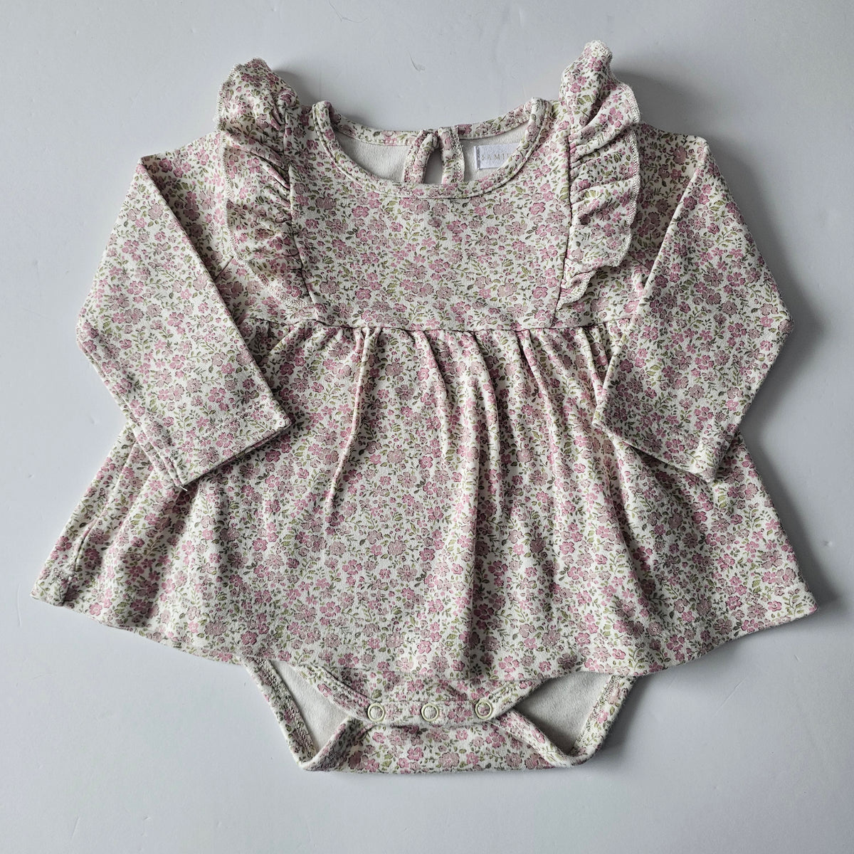 Jamie Kay Tully Mauve Floral Vivienne Playsuit - Size 1