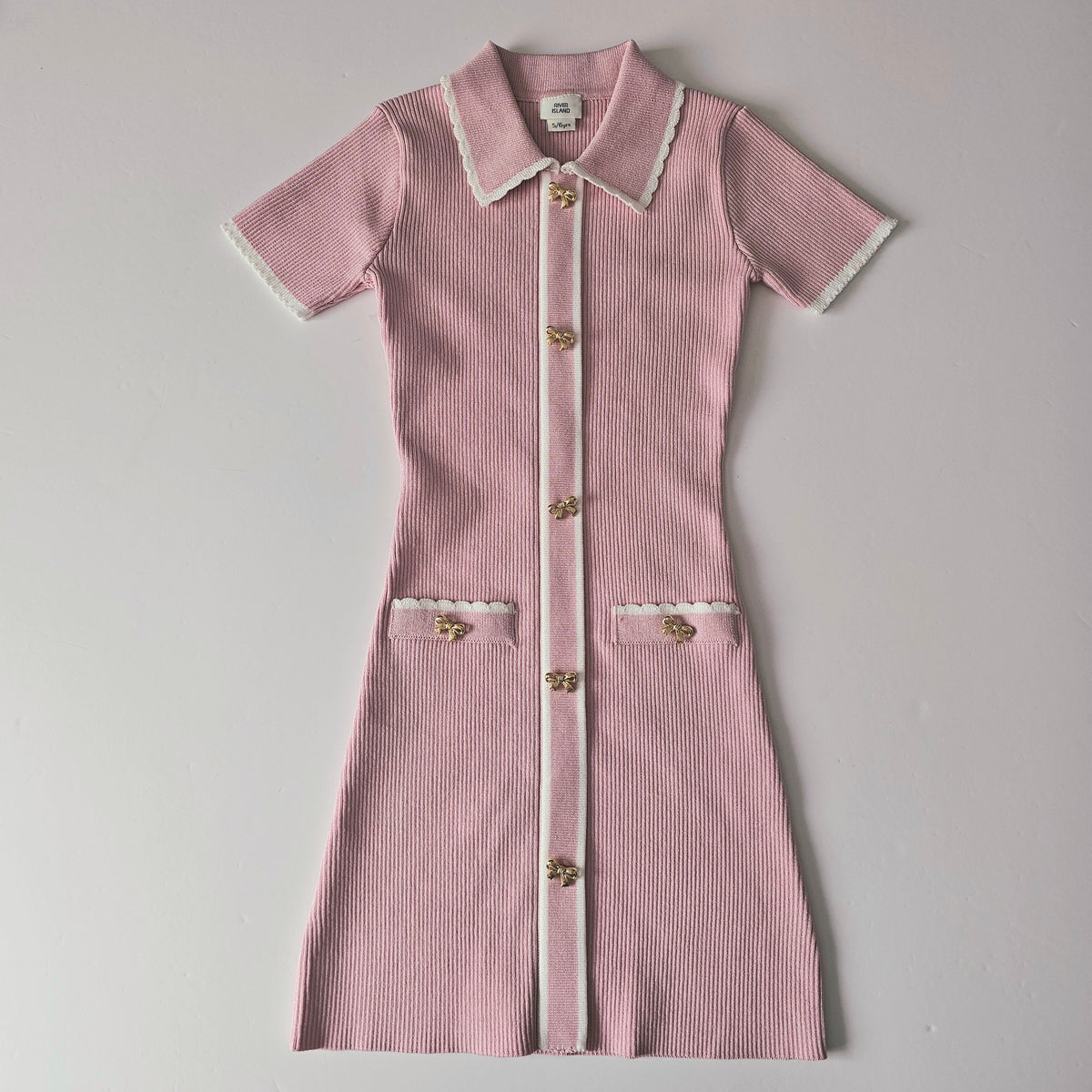 River Island Bow Dress - Size 5/6