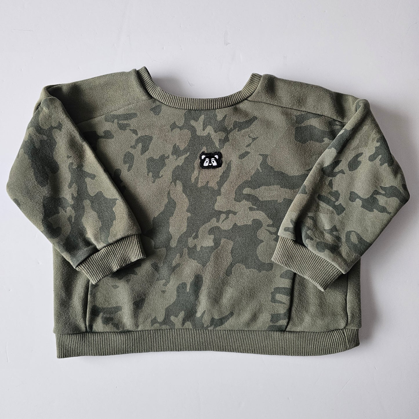 Animal Crackers Camo Sweatshirt - Size 18-24m