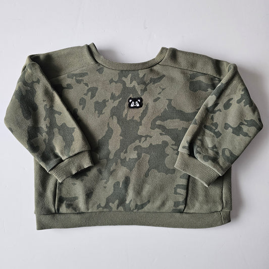 Animal Crackers Camo Sweatshirt - Size 18-24m